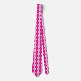 Fuchsia diamant mönster slips