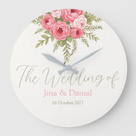 Fuchsia Dream Stor Klocka