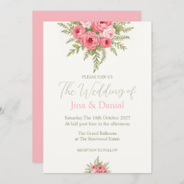 Fuchsia Dröm Inbjudningar