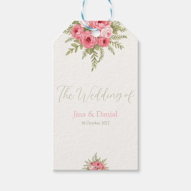 Fuchsia Dröm Presentetikett (Framsidan)