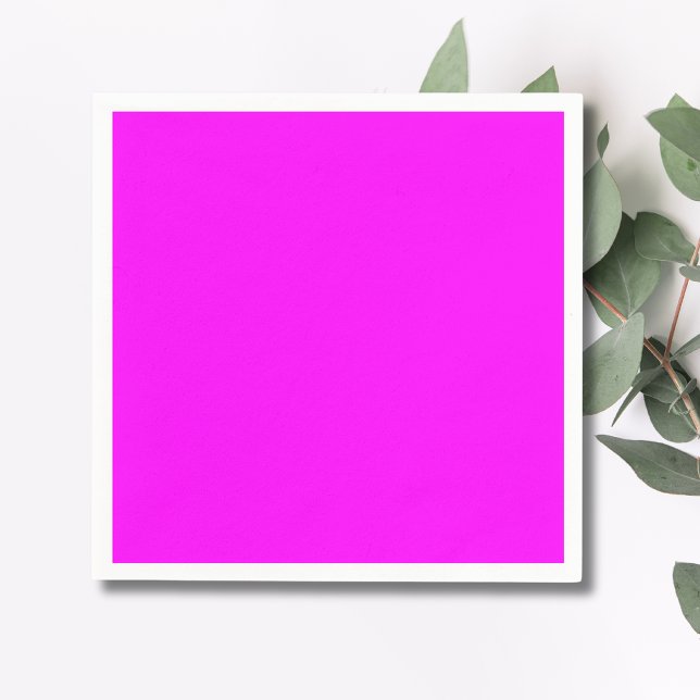Fuchsia enfärgad | Klassisk Elegant Pappersservett (Skapare uppladdad)