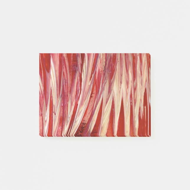 Fuchsia Feather Fringe Post-it Block (Framsida)