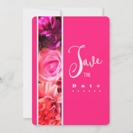 Fuchsia Florals Birthday Party Invitation Inbjudningar