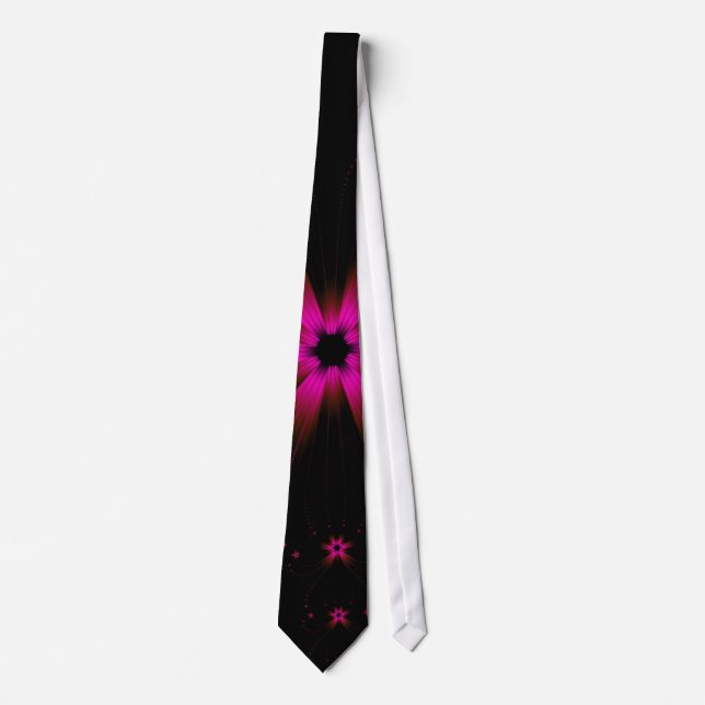 Fuchsia Flower Burst Tie Slips (Framsida)