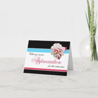 Fuchsia Flower Rosa Blue Interview Tack Kort