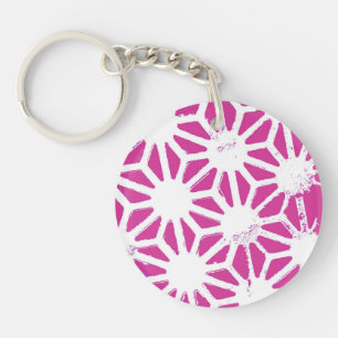 Fuchsia geometric mönster