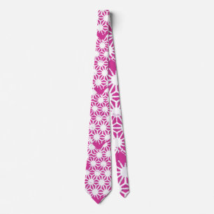 Fuchsia geometric mönster slips
