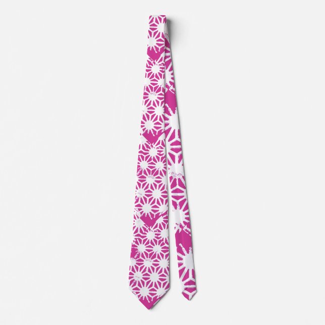 Fuchsia geometric mönster slips (Framsida)