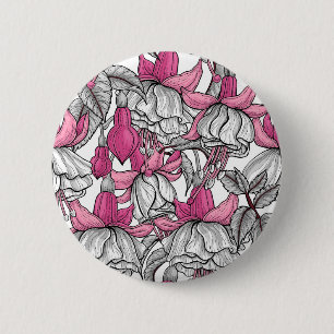 Fuchsia i vitt och rosa knapp