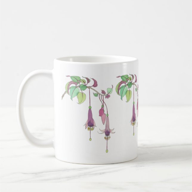 Fuchsia Kaffemugg (Vänster)