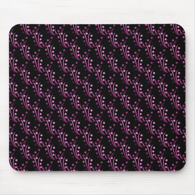 Fuchsia Luxurious Glam Mousepad Musmatta (Framsidan)