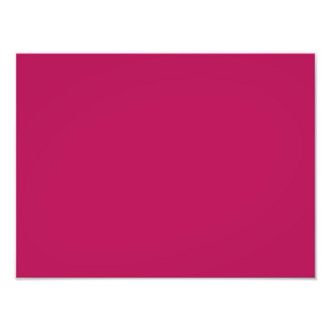Fuchsia Magenta Rosa Solid Trend Färg Background Fototryck (Framsidan)