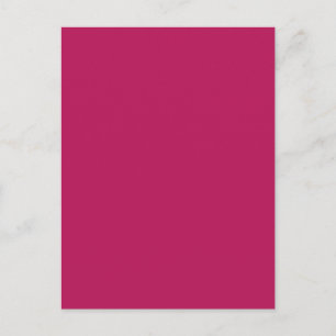 Fuchsia Magenta Rosa Solid Trend Färg Background Vykort