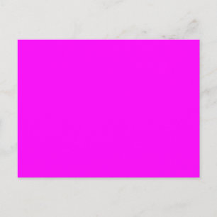 Fuchsia Magenta Rosa Solid Trend Färg Background Vykort