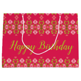 Fuchsia med Rosa Blommigt