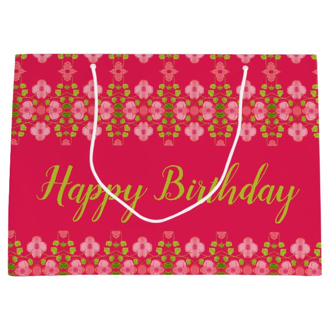 Fuchsia med Rosa Blommigt (Framsidan)