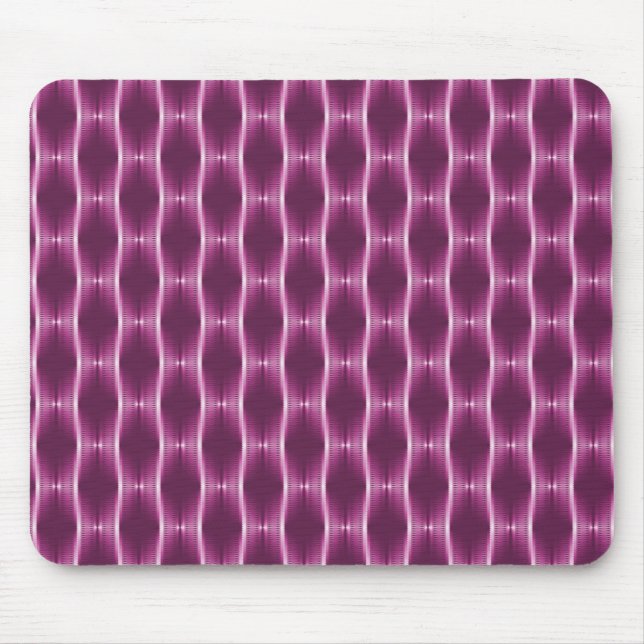 Fuchsia Metallic Rosett band Mousepad Musmatta (Framsidan)