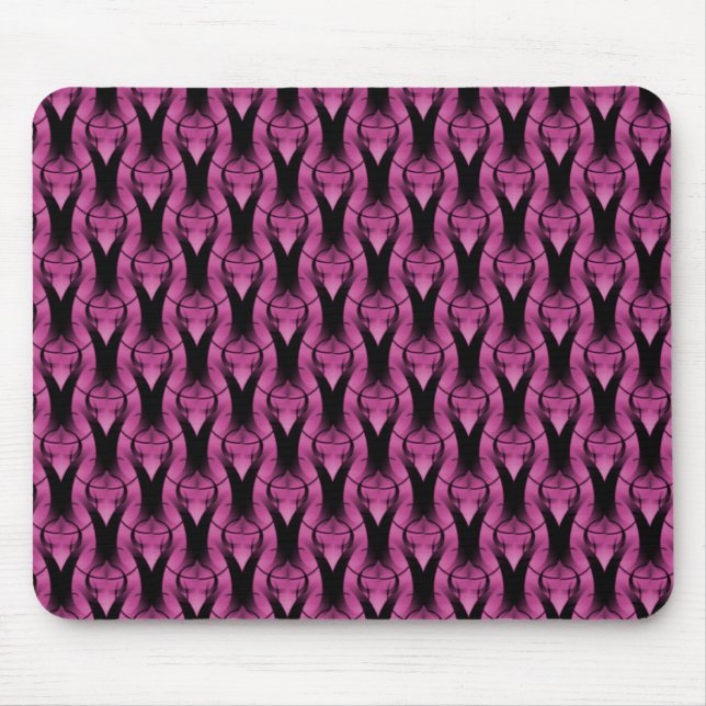 Fuchsia Modern Classic Mousepad Musmatta (Framsidan)