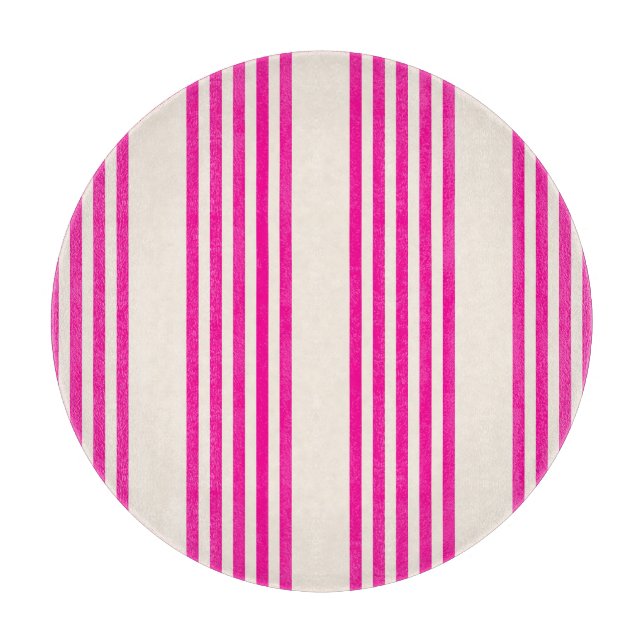 Fuchsia och beige fem rand mönster (Framsidan)