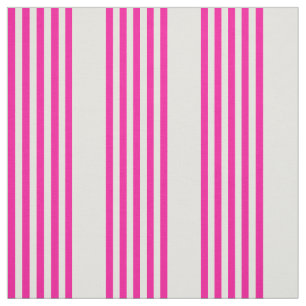 Fuchsia och beige fem rand mönster tyg