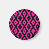 Fuchsia och svart diamant mönster