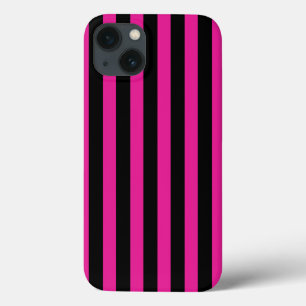 Fuchsia och svart kandy rand Fodral-Mate iPhone c