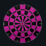 Fuchsia och svart piltavla<br><div class="desc">Fuchsiaen och svartpilen stiger ombord</div>