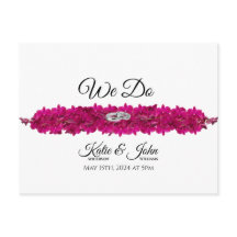 Fuchsia Orchids on White-Bröllop OSA-