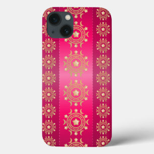 Fuchsia Oriental Mandala Mönster