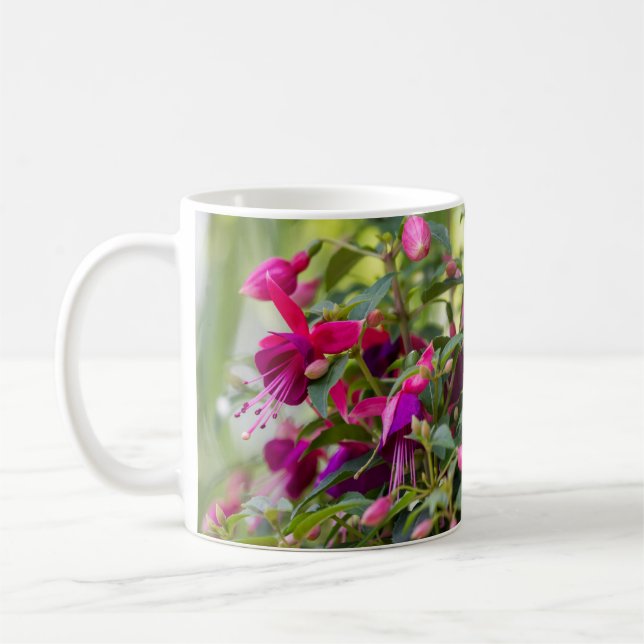 Fuchsia Plant Kaffemugg (Vänster)