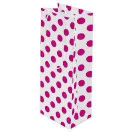 Fuchsia polka dots