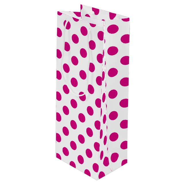Fuchsia polka dots (Framsidan Vinklad)
