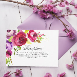 Fuchsia Rosa Blommig Trädgård Bröllopsmottagning K