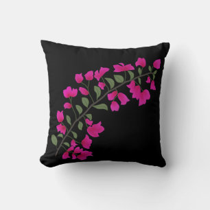 Fuchsia Rosa Bougainvillea Dekorativ kudde