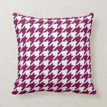 Fuchsia rosa Houndstooth mönster