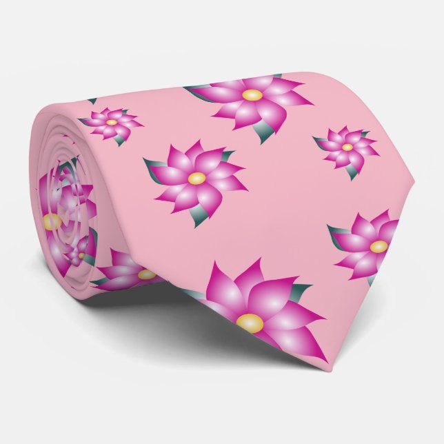 Fuchsia Rosa Mönster Slips (Rullad)