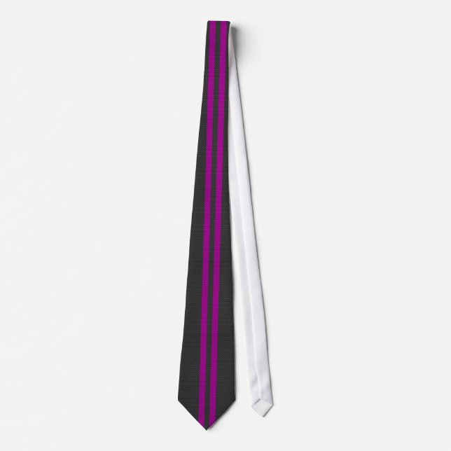 Fuchsia Rosa Rand i Carbon Fiber Stil Slips (Framsida)