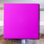 Fuchsia Rosa Solid Färg | Klassisk Elegant Kakelplatta<br><div class="desc">Fuchsia Rosa Solid Färg | Klassisk | ELEGANT | TRENDIG | SNYGGT | Gått</div>