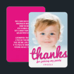 Fuchsia Rosa Stor Sketch Tack Barnkalas Foto<br><div class="desc">Designad av fat*fa*tin. Lätt att anpassa med din egen text,  foto eller bild. För anpassade förfrågningar,  vänligen kontakta fat*fa*tin direkt. Anpassade avgifter tillkommer.

www.zazzle.com/fat_fa_tin
www.zazzle.com/color_therapy
www.zazzle.com/fatfatin_blue_knot
www.zazzle.com/fatfatin_red_knot
www.zazzle.com/fatfatin_mini_me
www.zazzle.com/fatfatin_box
www.zazzle.com/fatfatin_design
www.zazzle.com/fatfatin_ink</div>