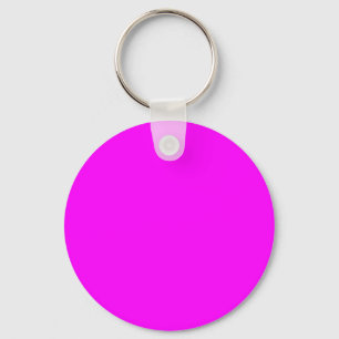 Fuchsia/Shock rosa FF00FF - tillval för att lägga Nyckelring