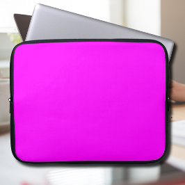 Fuchsia Solid Färg | Klassisk Elegant Laptop Fodral