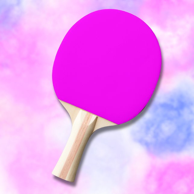 Fuchsia Solid Färg | Klassisk Elegant Pingisracket (Skapare uppladdad)