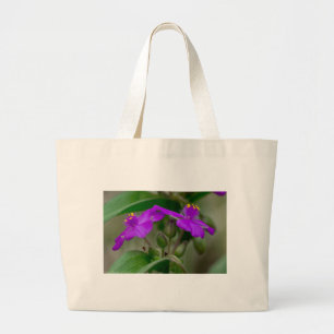 Fuchsia Spiderwort Twillingars Wildblomskorge Jumbo Tygkasse