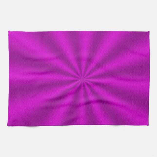 Fuchsia Starburst Kitchen Towel Kökshandduk (Horisontell)