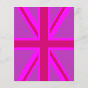 Fuchsia Union Jack Flygblad