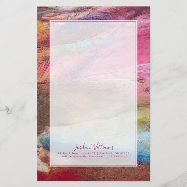 Fuchsia-uttryck Brevpapper (Framsida)