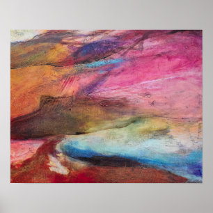 Fuchsia-uttryck Poster