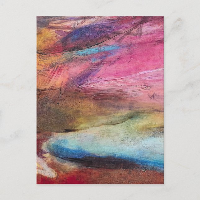 Fuchsia-uttryck Vykort (Framsida)