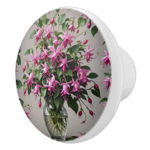 Fuchsias-blommor i vas