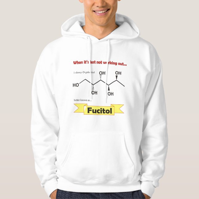 Fucitol organisk molekyl sweatshirt (Framsida)